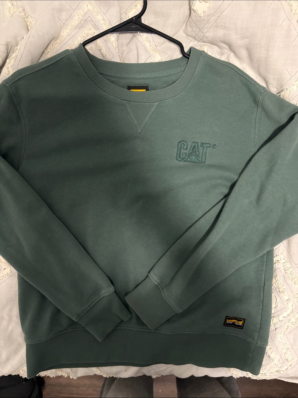 Mens Green Crewneck Sweatshirt
